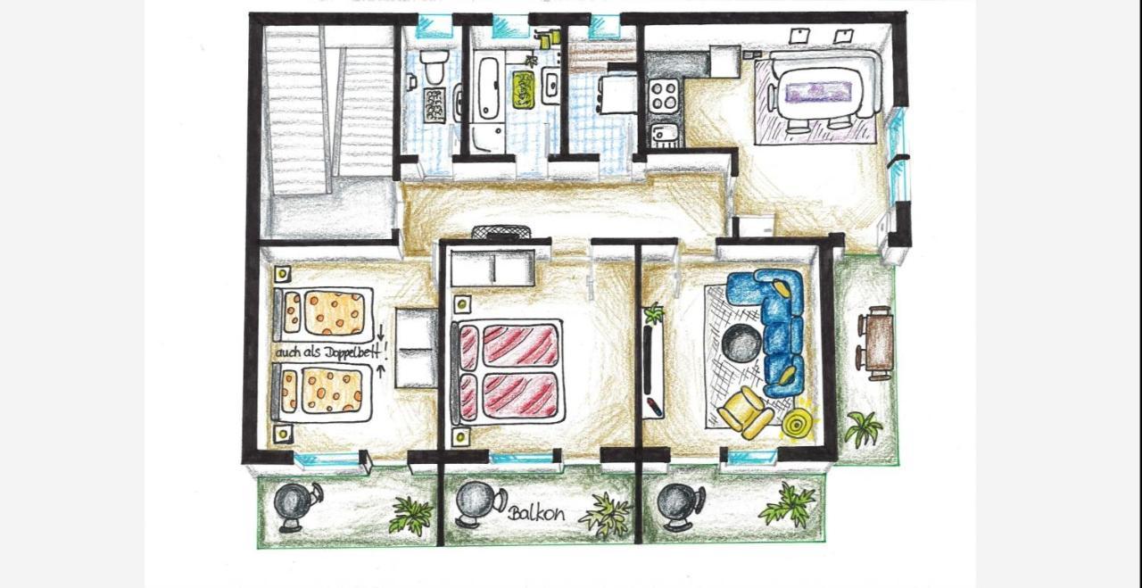 Angerpartments-Sonnige Grosse Wohnung Mit Balkon Und Kostenlosen Parkplatz Дебріах Екстер'єр фото